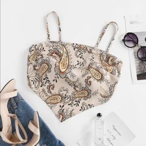 Zaful bandana hem cami top!